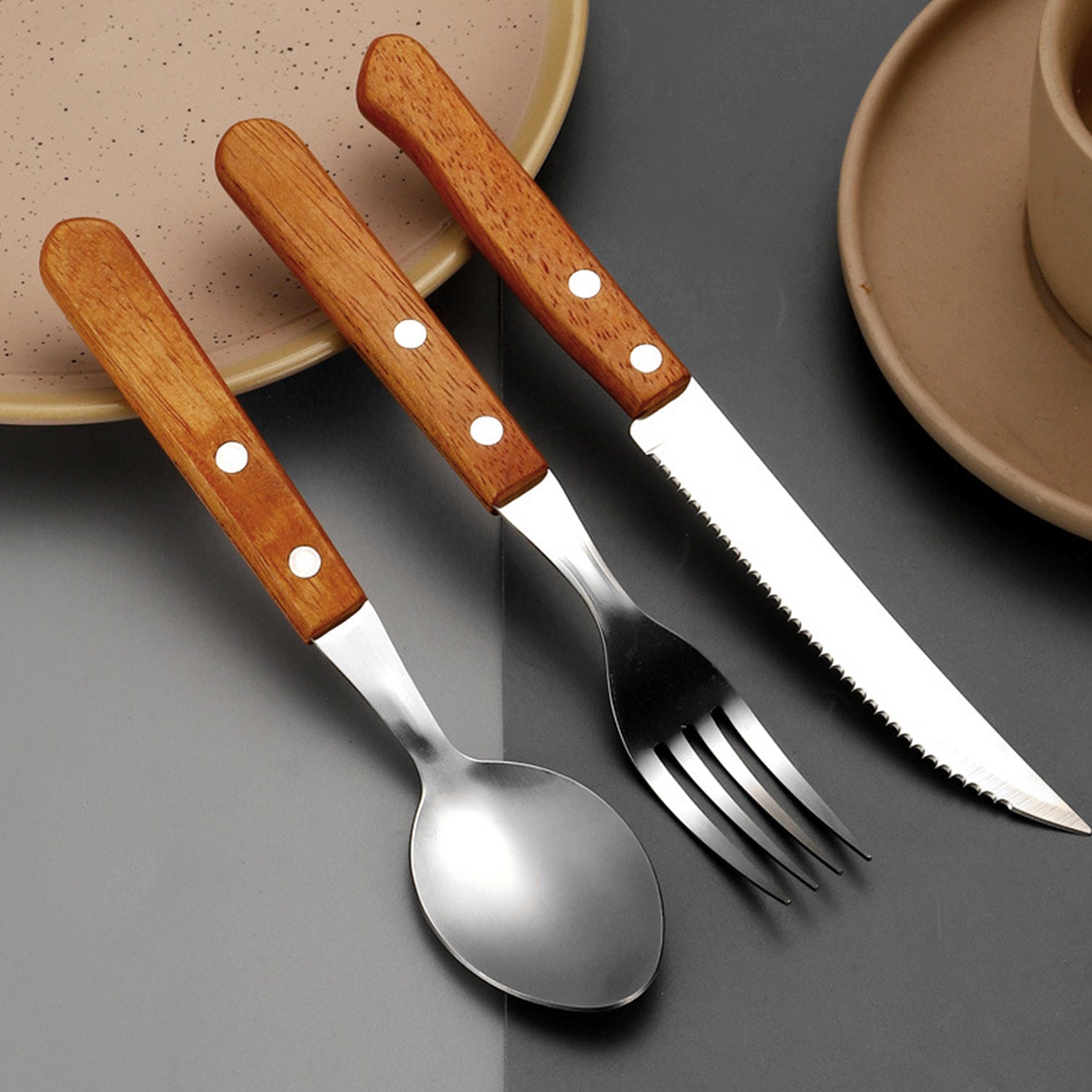 Opsticle Knives, forks, and spoons being tableware