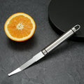 Opsticle Grapefruit trimmer, namely, a kitchen knife with serrated edges