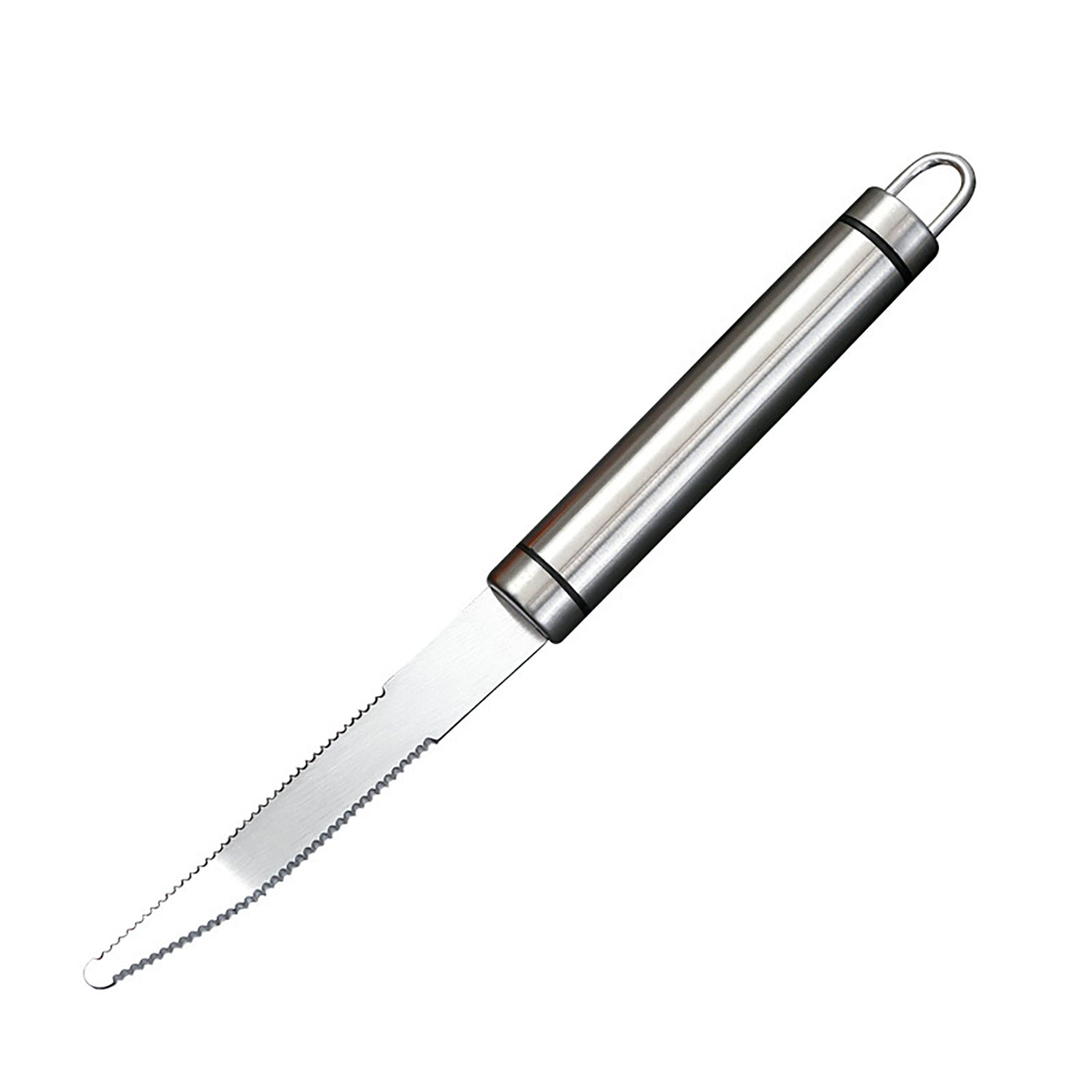Opsticle Grapefruit trimmer, namely, a kitchen knife with serrated edges