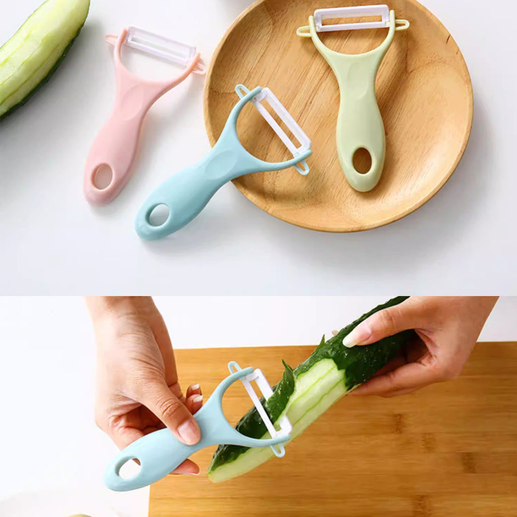 Opsticle Manual Vegetable Peeler with Stainless Steel Blade for Kitchen Use