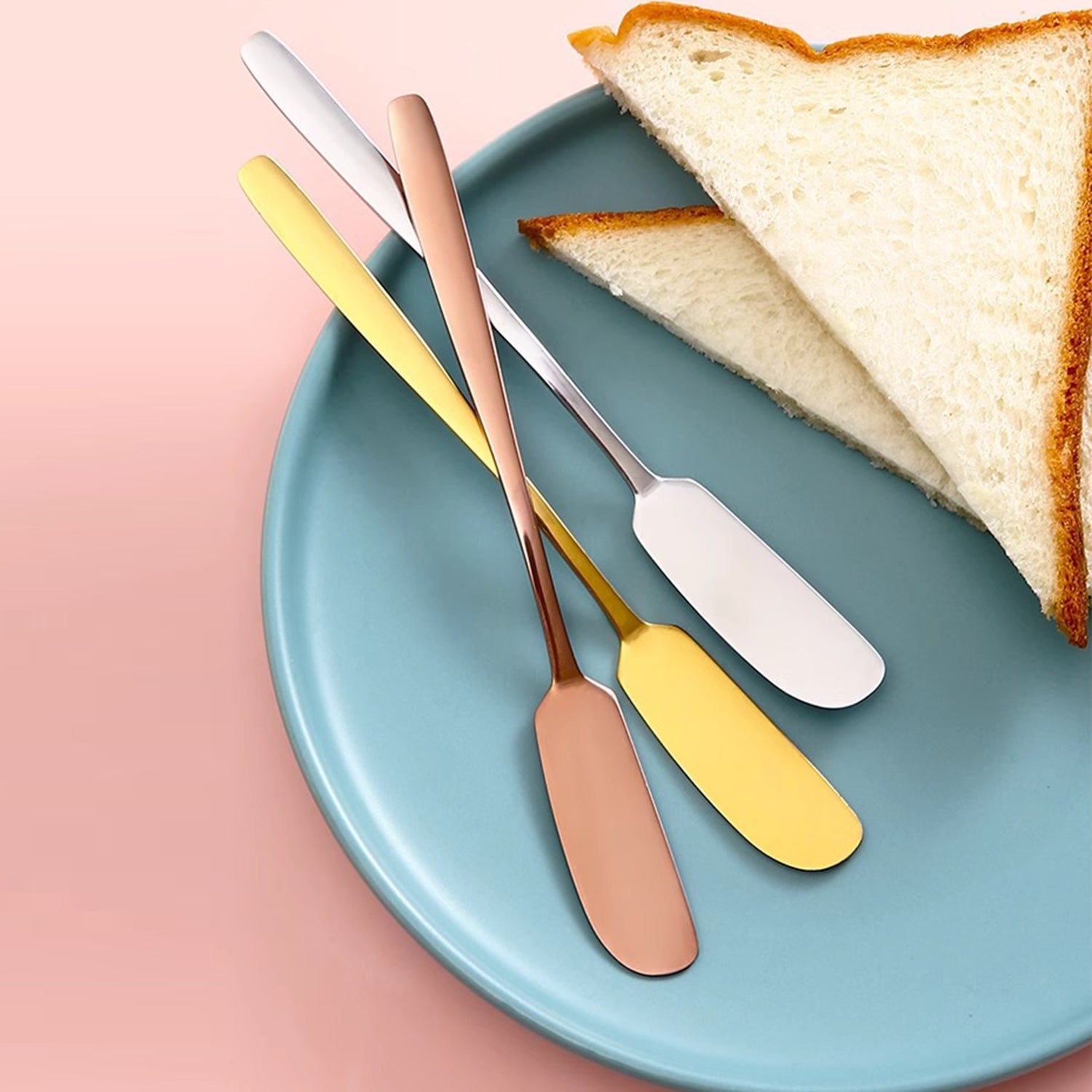 Opsticle 3 packs Stainless Steel Serving Knife for Cake, bread