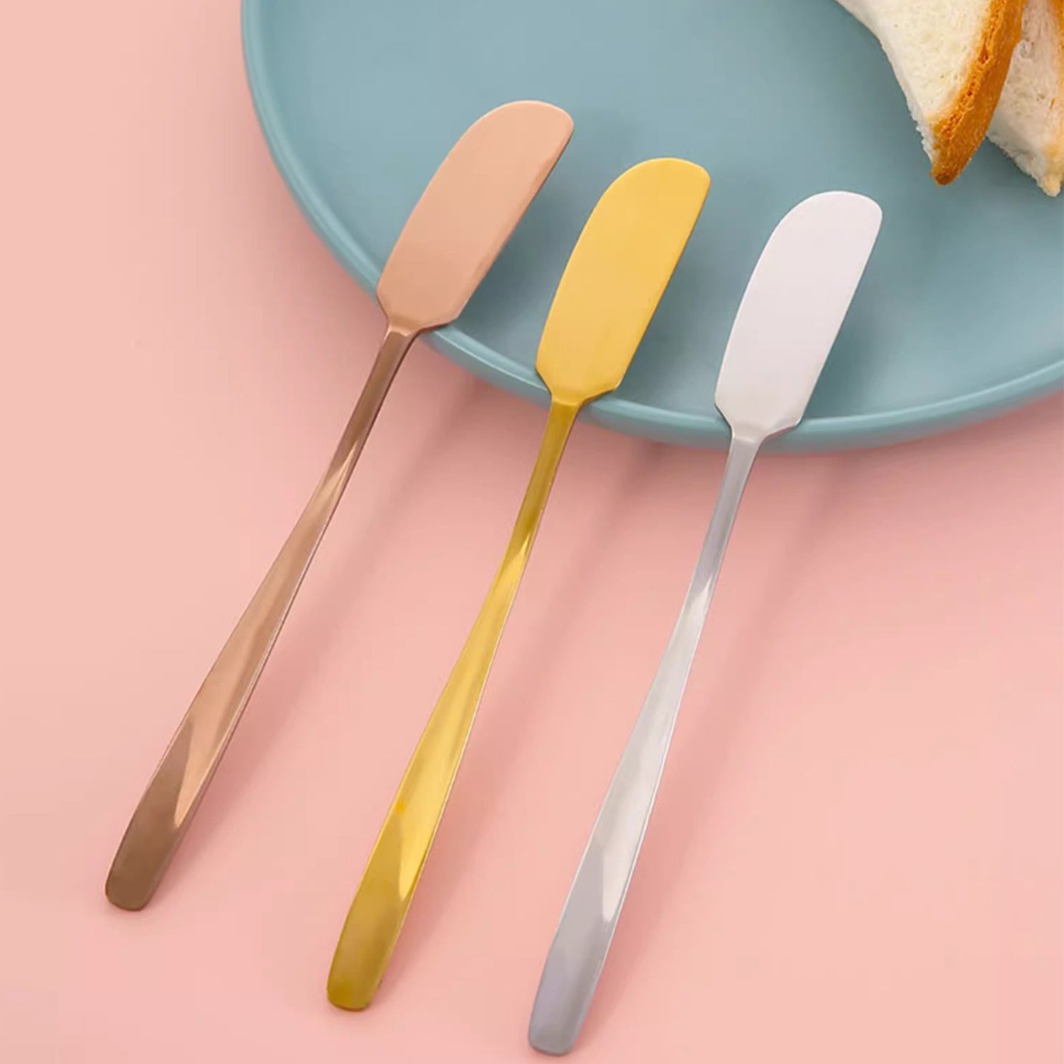 Opsticle 3 packs Stainless Steel Serving Knife for Cake, bread