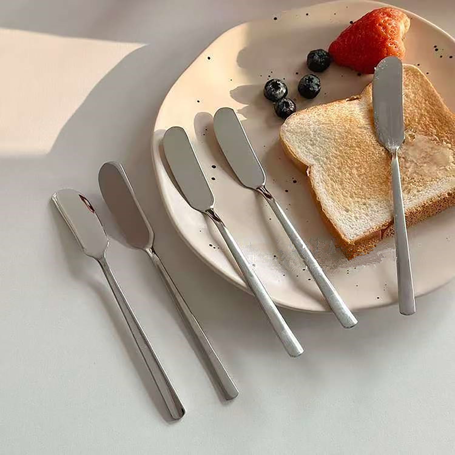 Opsticle Butter and Cheese Spreader Knife with Smooth Edge, 1 Pack